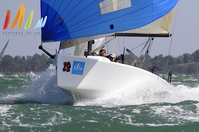 Meanwhile, Kaito on the Melges 24 course had a flyer today - Festival of Sail 2013 © Teri Dodds http://www.teridodds.com